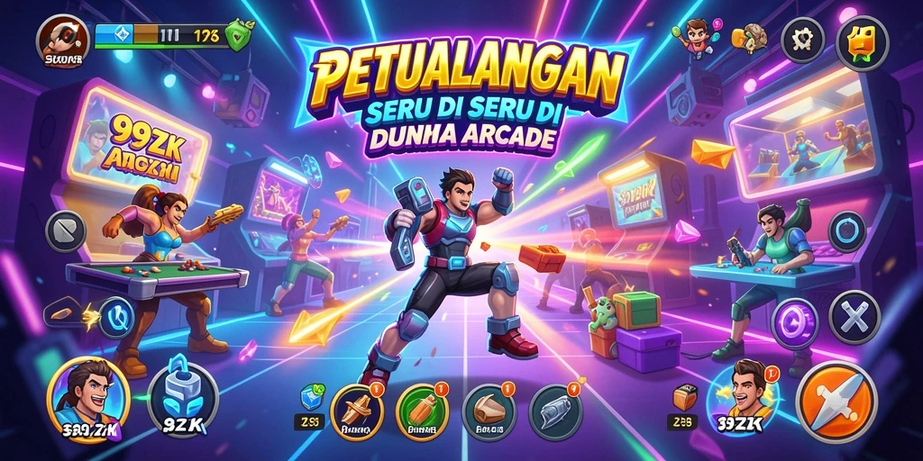 Tampilan gameplay menarik dari 99ZK yang penuh aksi.
