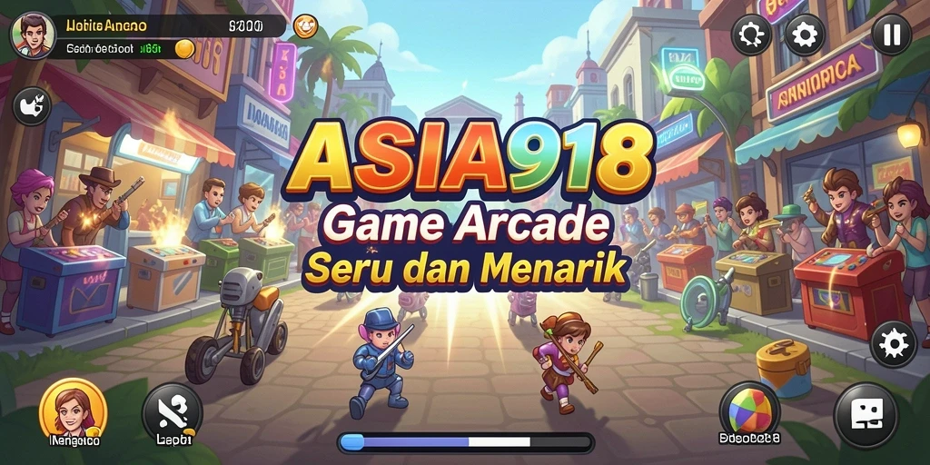 Tampilan gameplay seru dan mendebarkan di ASIA918.