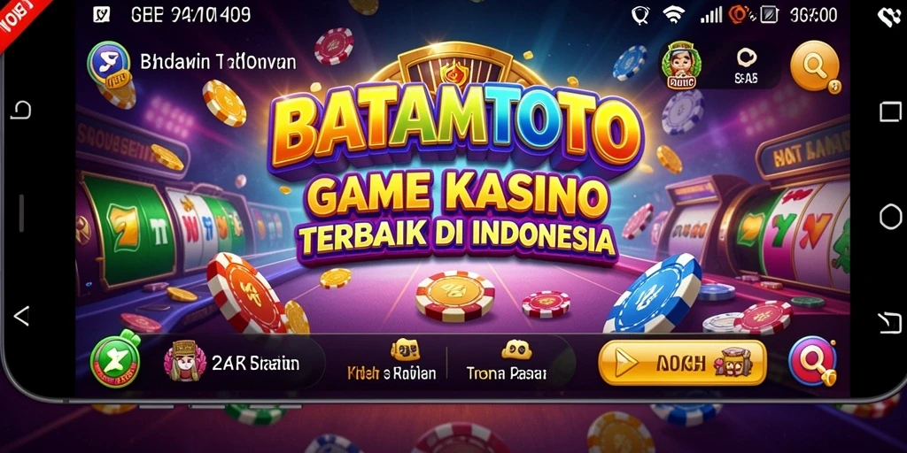 Tampilan menarik dari gameplay Kasino di BATAMTOTO.
