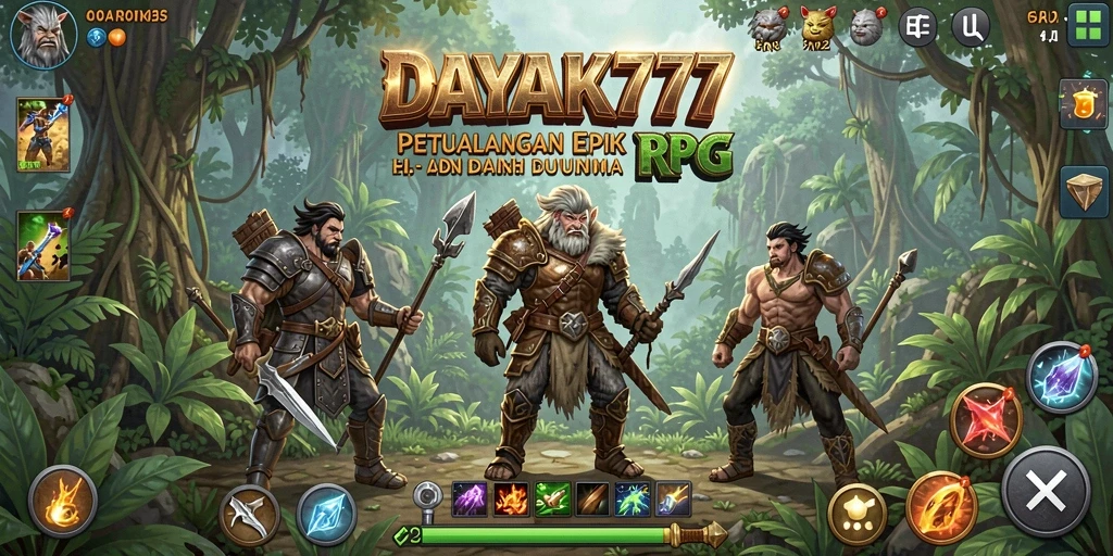 Gameplay DAYAK777 menampilkan pertarungan epik dan eksplorasi dunia yang megah.