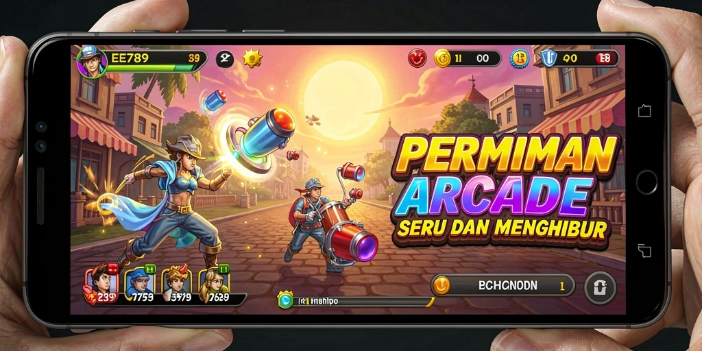 Gameplay seru di EE789 dengan karakter yang unik dan tantangan menarik.