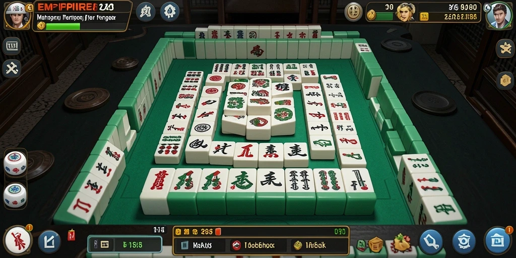 Tampilan utama gameplay EMPIRE88 dengan suasana Mahjong yang seru.