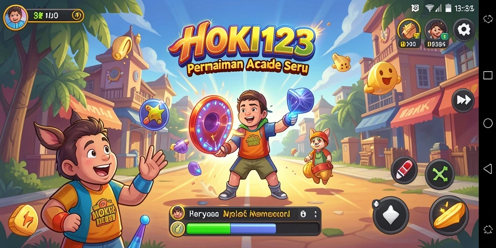 Tampilan gameplay HOKI123 yang seru dan penuh aksi.