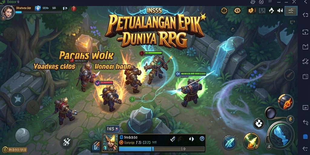 Gameplay RPG yang menakjubkan dengan petualangan seru.