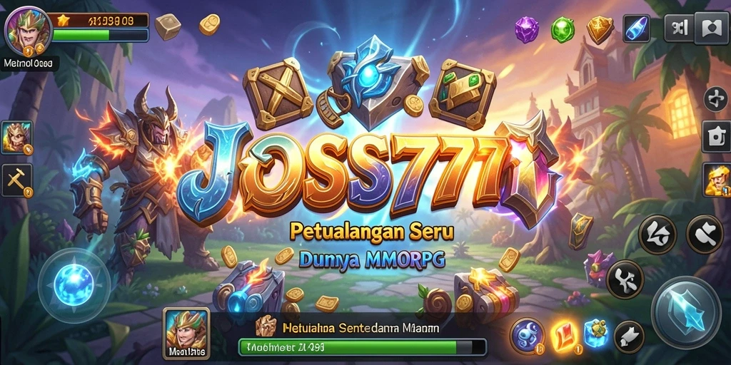 Tangkapan layar gameplay <strong>JOSS777</strong> menunjukkan aksi seru dalam dunia MMORPG.
