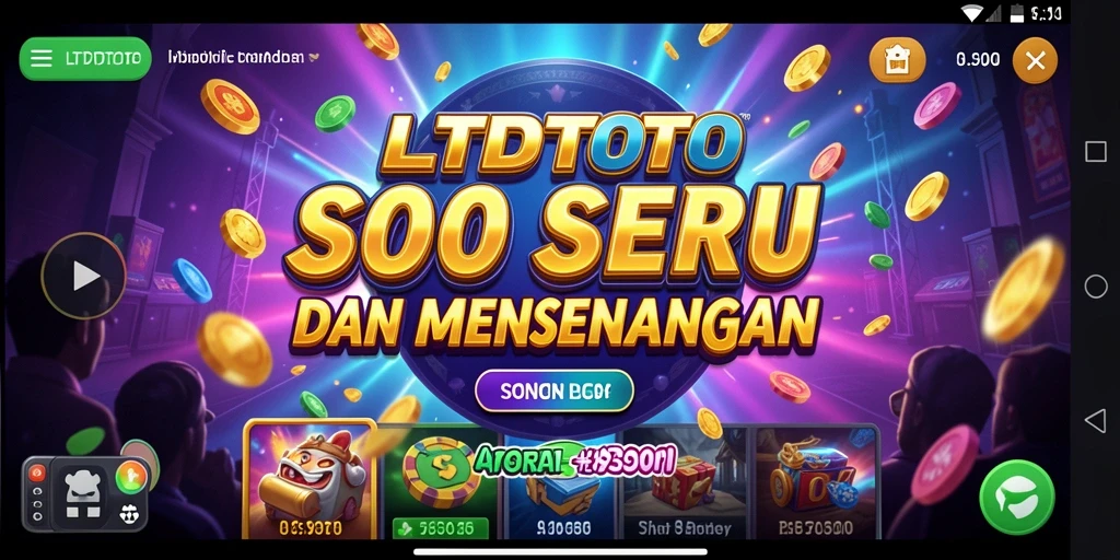 Tampilan gameplay yang mengasyikkan dalam game slot LTDTOTO.