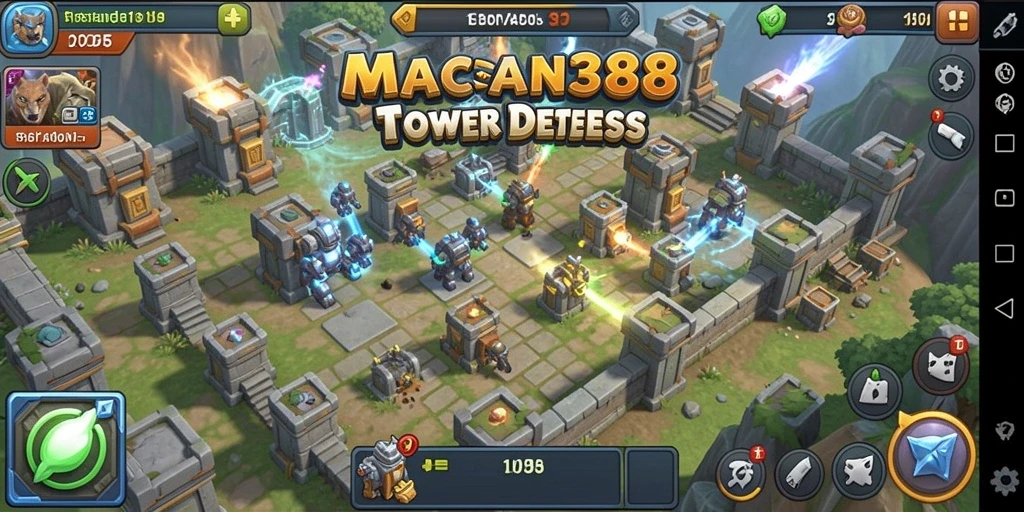 Gameplay seru Tower Defense dengan grafis menarik.
