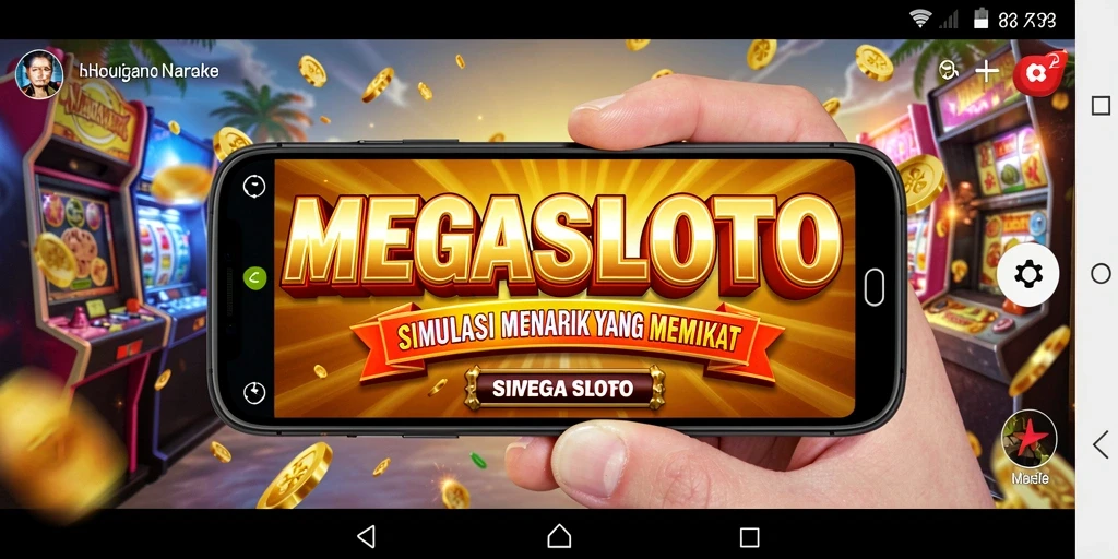 Screenshot MEGASLOTO menampilkan gameplay simulasi yang menarik dan penuh tantangan.
