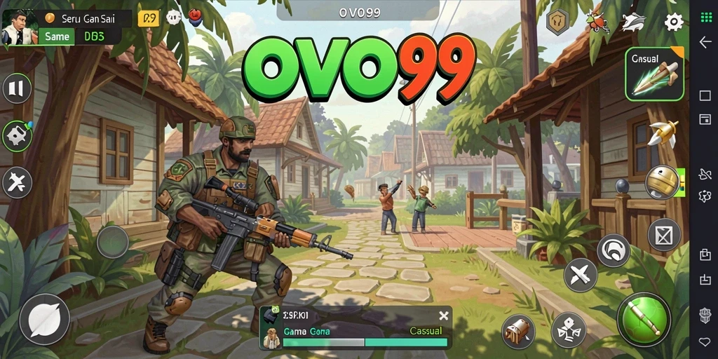 Screenshot gameplay OVO99 yang menampilkan pengalaman bermain yang santai dan mengasyikkan.