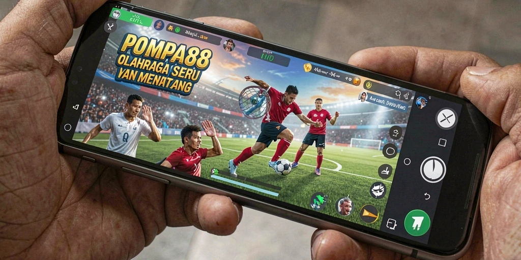 Tampilan gameplay POMPA88 yang menegangkan dan mengasyikkan.