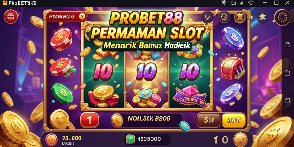 Tampilan gameplay menarik dari permainan Slot di PROBET88.