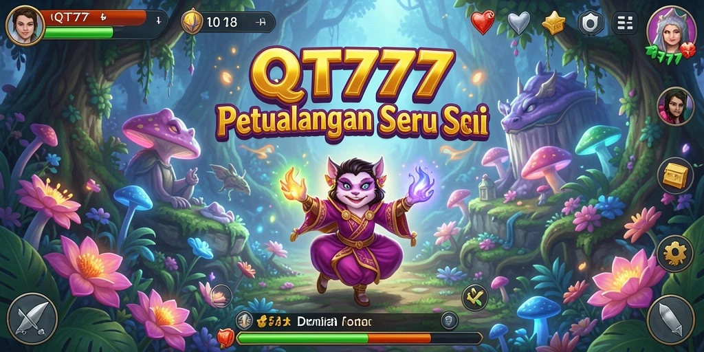 Tampilan gameplay QT777 yang menakjubkan dan penuh petualangan.