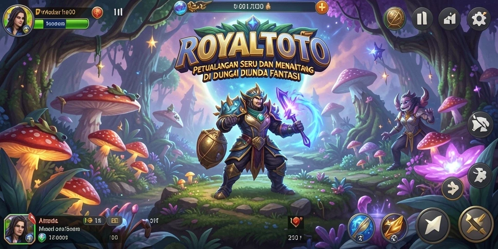Tampilan gameplay petualangan seru di ROYALTOTO dengan misi dan grafis menarik.