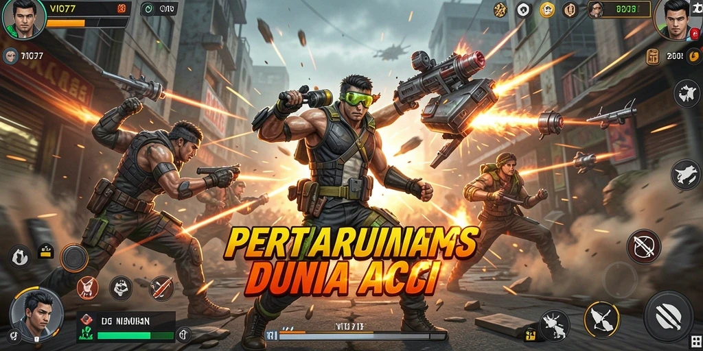 Tangkapan layar menunjukkan aksi seru dalam permainan VIO77.