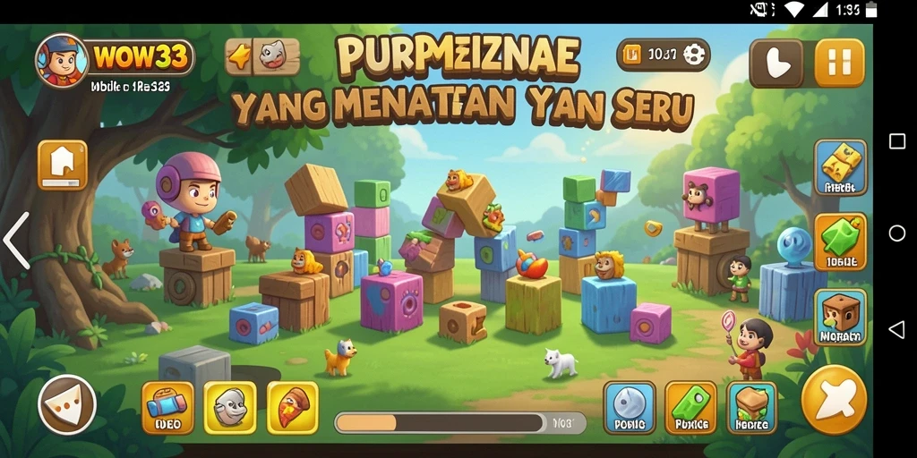 Gameplay WOW33 yang menarik dan penuh tantangan Puzzle.